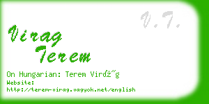 virag terem business card